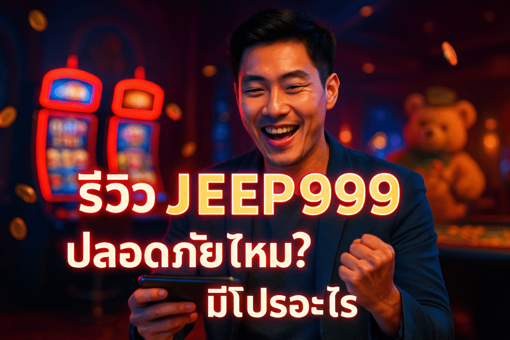 รีวิว JEEP999 ปลอดภัยไหม? มีโปรอะไร